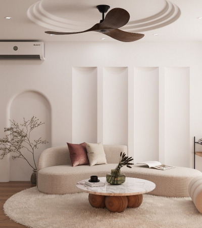 THIẾT KẾ NỘI THẤT CĂN HỘ DIAMOND BRILLIANT PHONG CÁCH WABI SABI