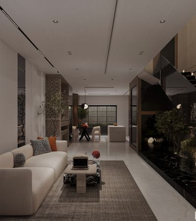 THIẾT KẾ NỘI THẤT NHÀ PHỐ SANG TRỌNG NHƯNG KHÔNG RƯỜM RÀ 