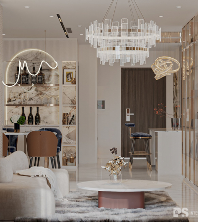 Thiết Kế Thi Công Nội Thất Căn Hộ Hà Đô Centrosa 2 Phòng Ngủ