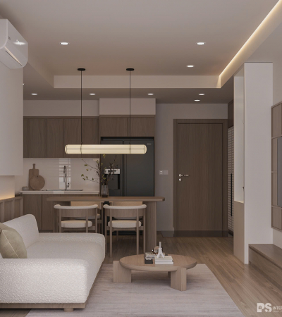 Thiết Kế Nội Thất Căn Hộ Akari City 85m2 2 Phòng Ngủ