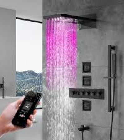 Các Loại Vòi Sen Phổ Biến Trong Thiết Kế Nội Thất Phòng Tắm