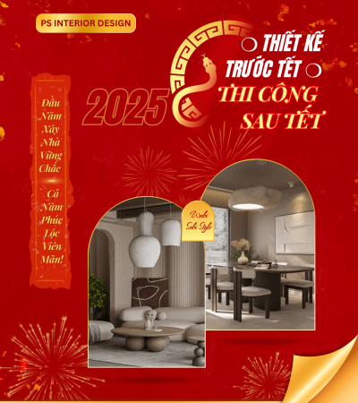 ❍ THIẾT KẾ TRƯỚC TẾT - THI CÔNG SAU TẾT ❍