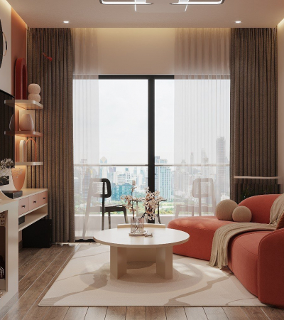 FLORA PANORAMA MIZUKI PARK: Sắc Cam Năng Động Cho Không Gian Bừng Sức Sống