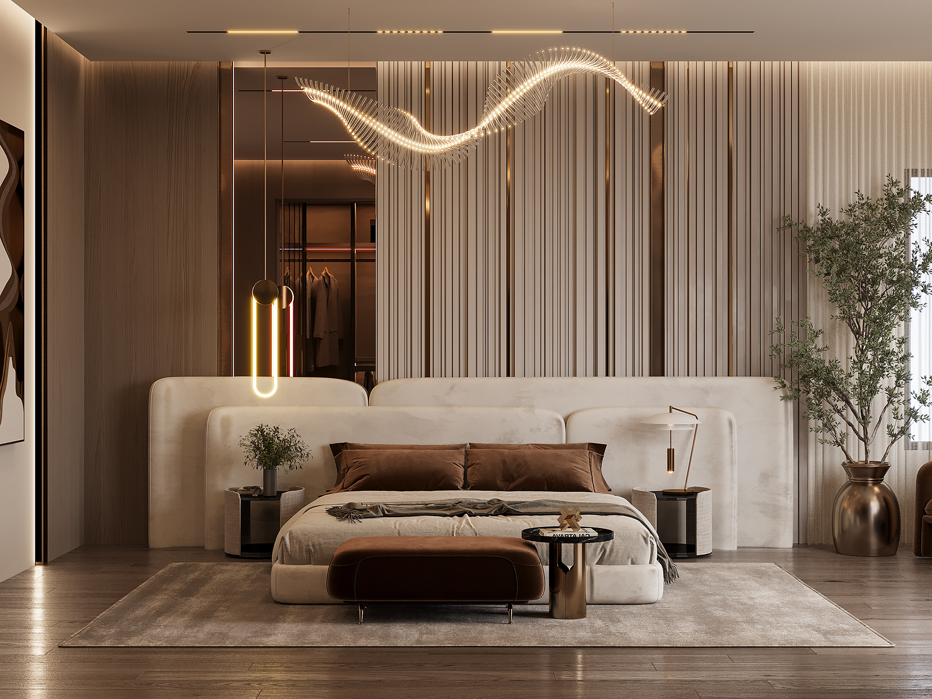 thiết kế nội thất sang trọng 