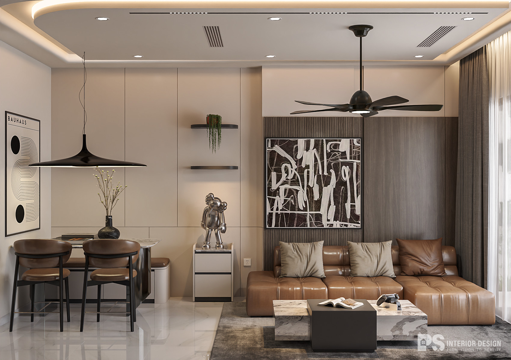  thiết kế nội thất căn hộ The 9 Stellars hiện đại 