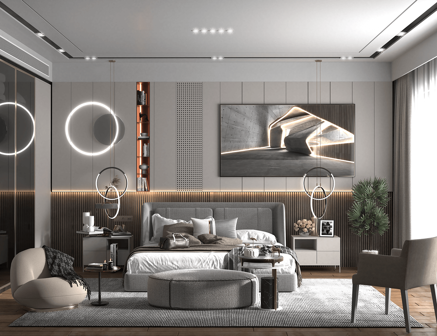 thiết kế nội thất phòng ngủ 