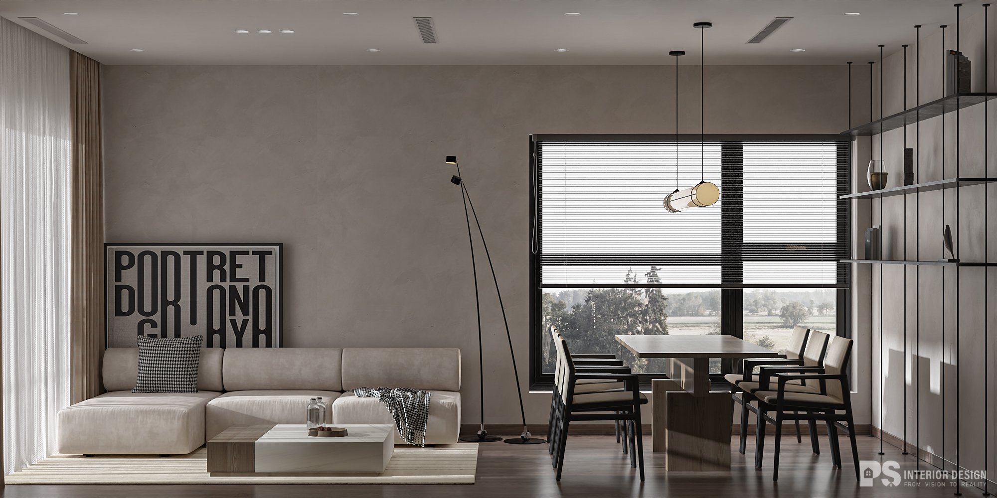 thiết kế nội thất căn hộ Urban Green