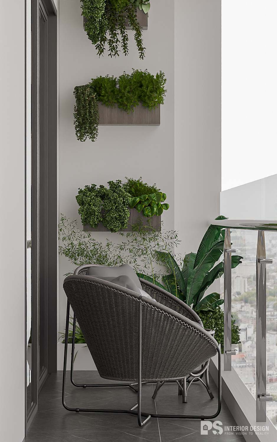 thiết kế thi công nội thất căn hộ the beverly vinhomes 2 phòng ngủ phong cách hiện đại