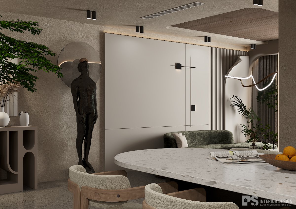 thiết kế nội thất căn hộ Diamond Brilliant tiện nghi