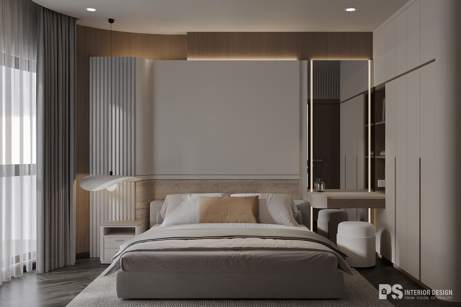 thiết kế nội thất căn hộ The Beverly