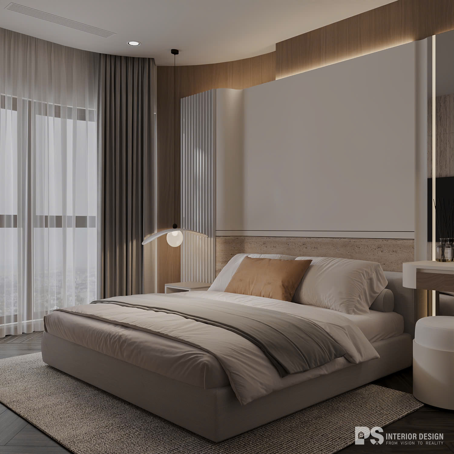 thiết kế nội thất căn hộ The Beverly Vinhomes hiện đại