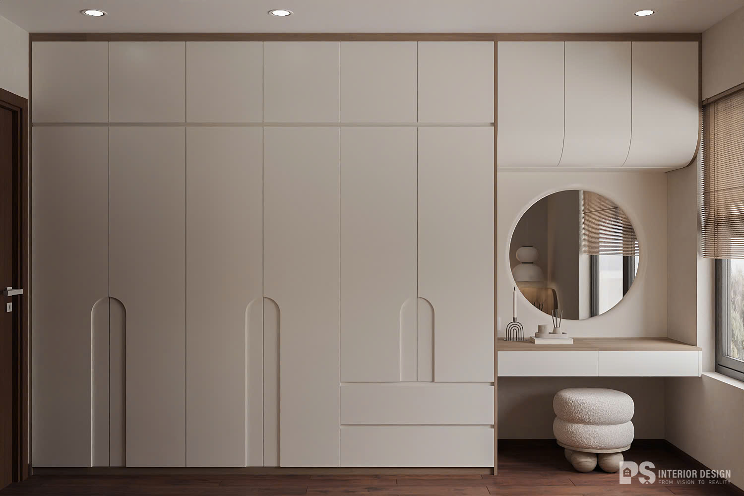 thiết kế nội thất căn hộ The Privia Khang Điền 3 phòng ngủ đẹp