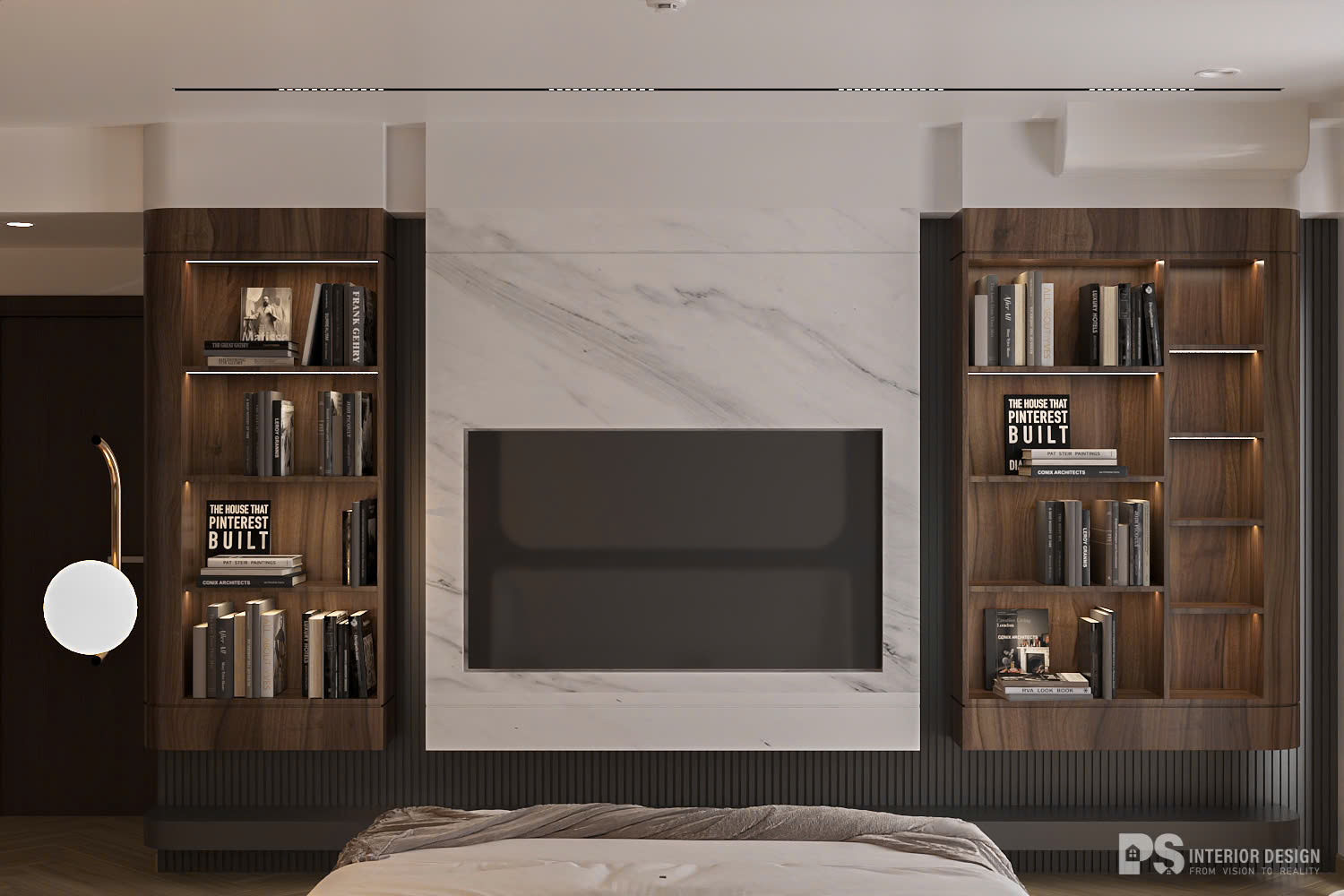 thiết kế nội thất căn hộ Diamond Brilliant