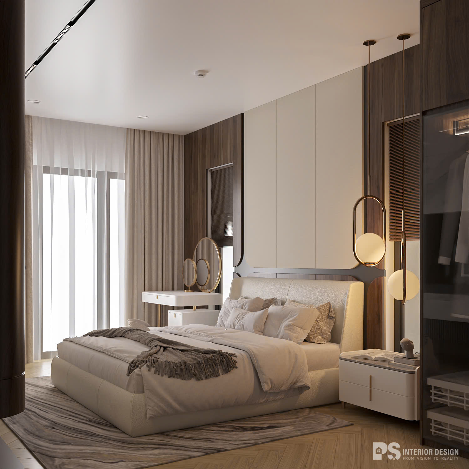 thiết kế nội thất căn hộ Diamond Brilliant