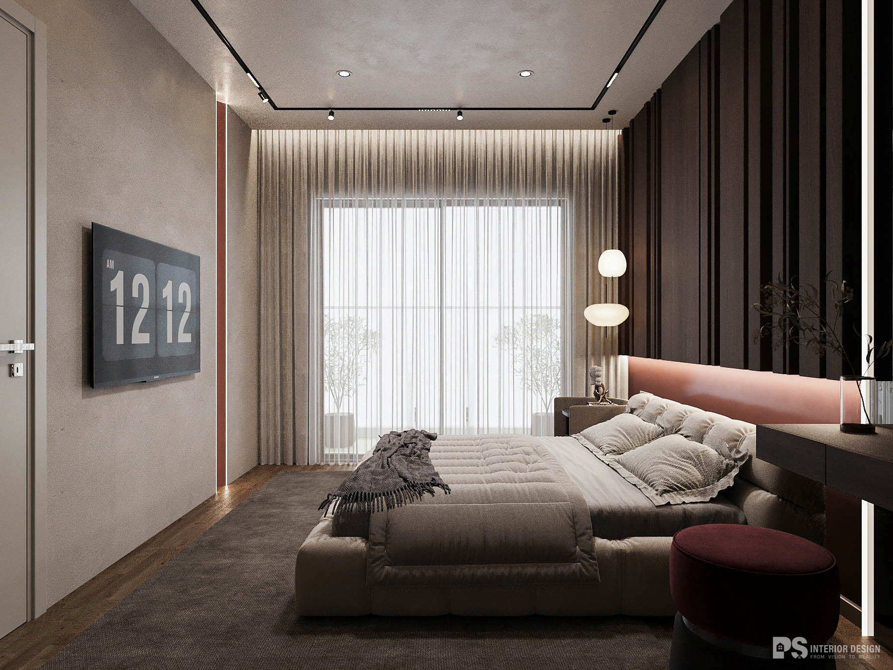 thiết kế nội thất căn hộ Diamond Centery 