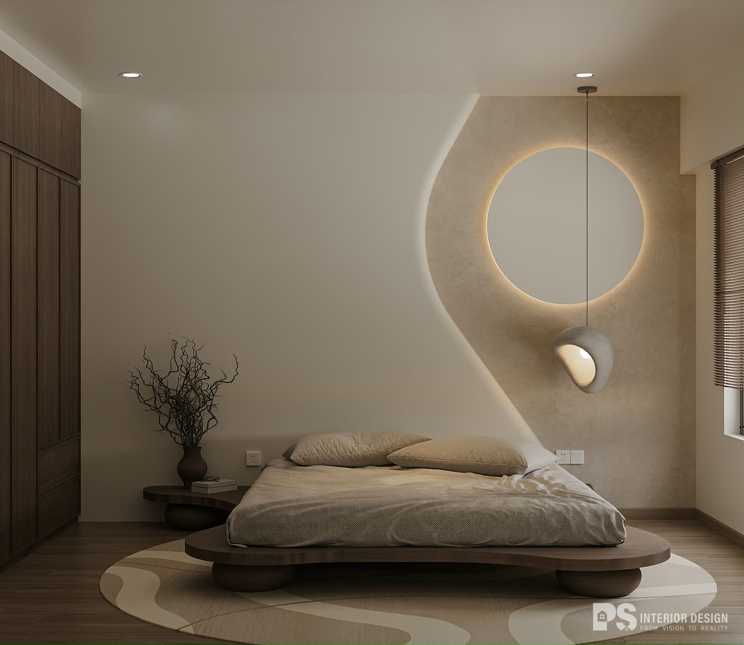 thiết kế nội thất căn hộ akari city đẹp