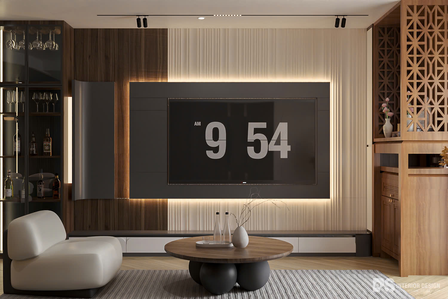 thiết kế nội thất căn hộ Diamond Brilliant