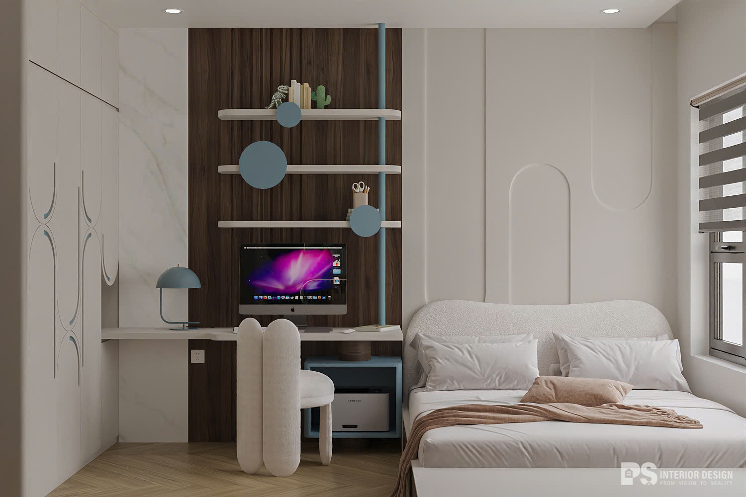 thiết kế nội thất căn hộ Diamond Brilliant