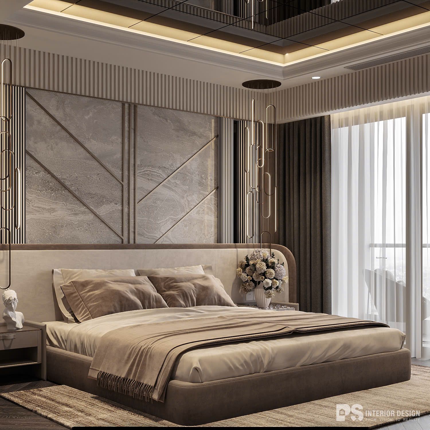 thiết kế nội thất căn hộ diamond centery