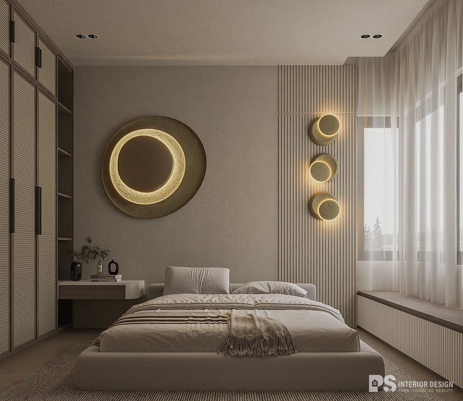 thiết kế nội thất căn hộ diamond centery 