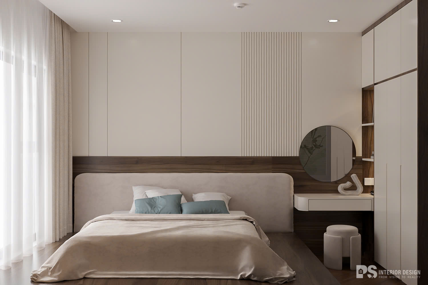 thiết kế nội thất căn hộ Diamond Brilliant