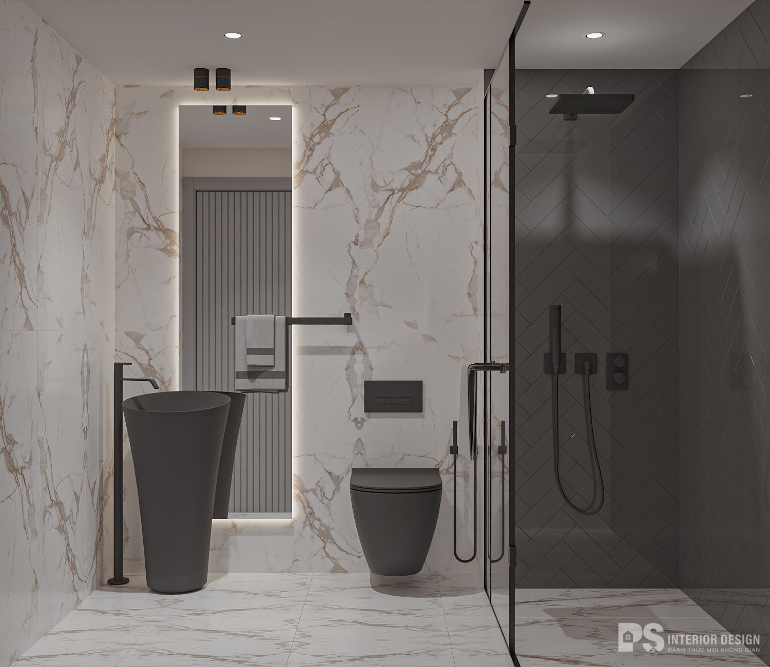 Thiết kế nội thất căn hộ Hà Đô Centrosa hiện đại 