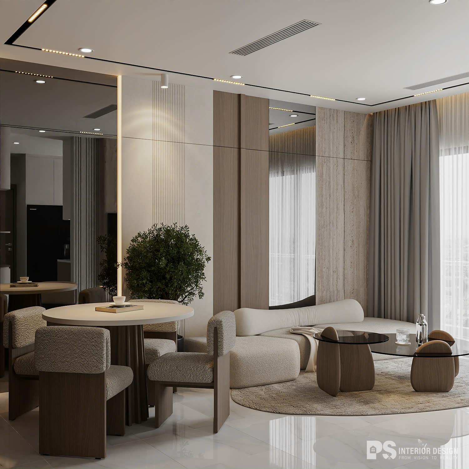 thiết kế nội thất căn hộ The Beverly Vinhomes Grand Park 