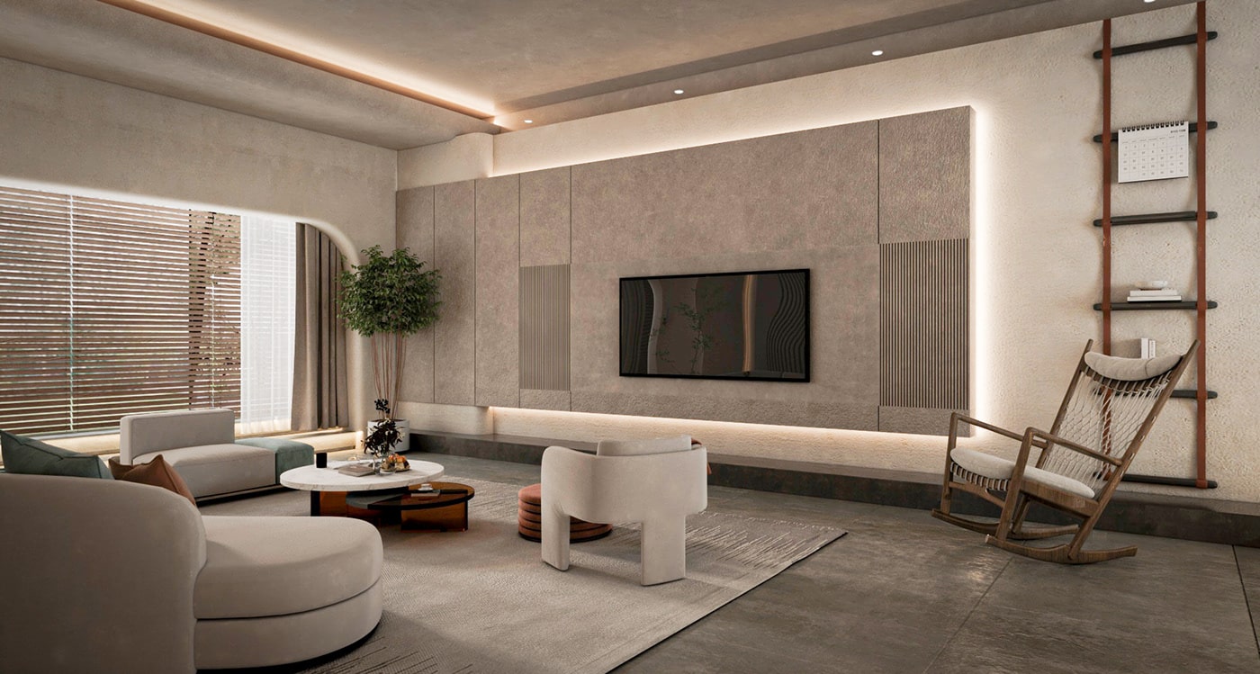 thiết kế nội thất phòng khách