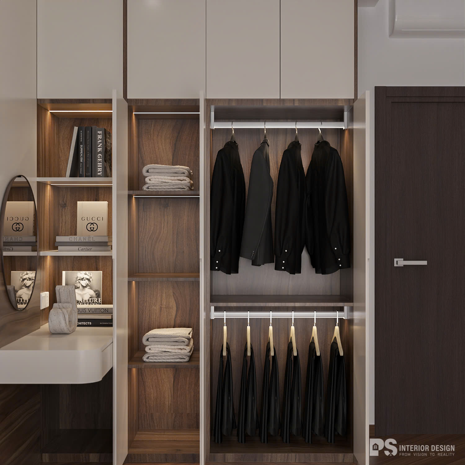 thiết kế nội thất căn hộ Diamond Brilliant