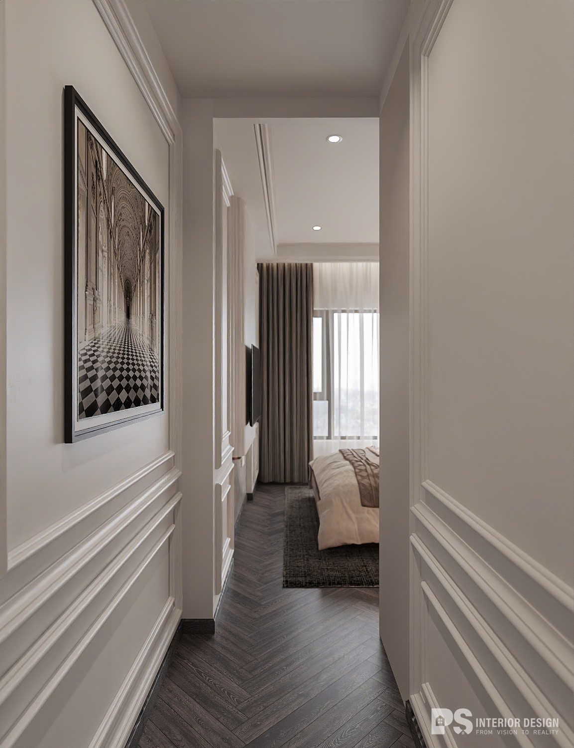 thiết kế nội thất căn hộ diamond centery