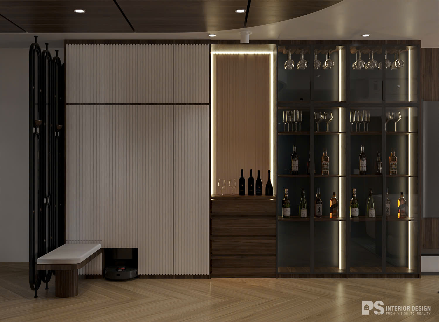 thiết kế nội thất căn hộ Diamond Brilliant