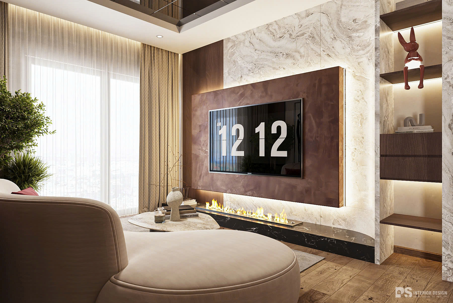 thiết kế nội thất căn hộ