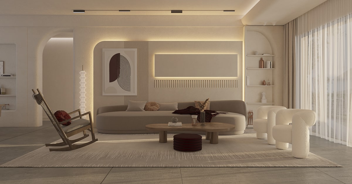 thiết kế nội thất phòng khách