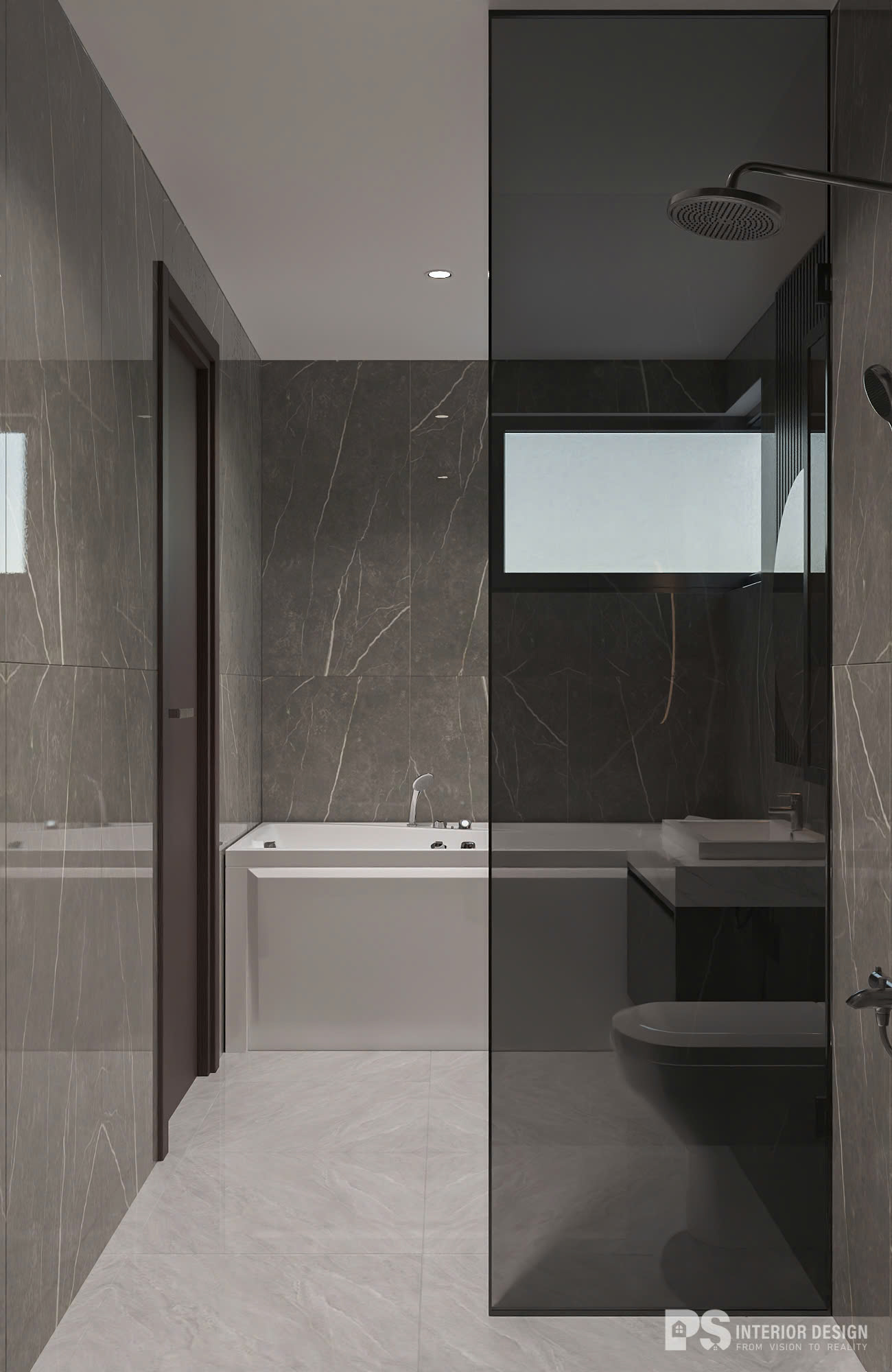 thiết kế nội thất căn hộ Diamond Brilliant