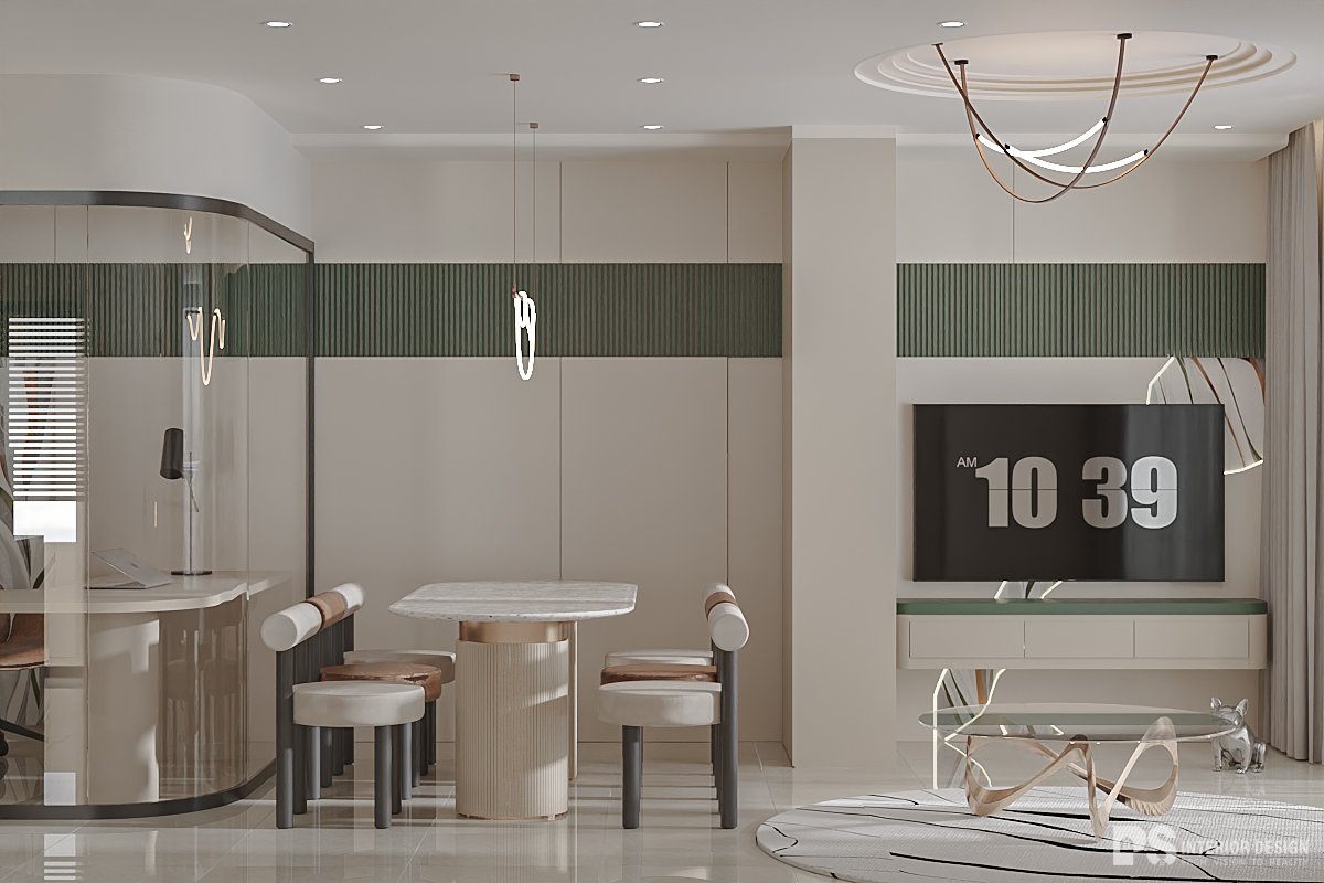 thiết kế thi công nội thất căn hộ Mizuki Park