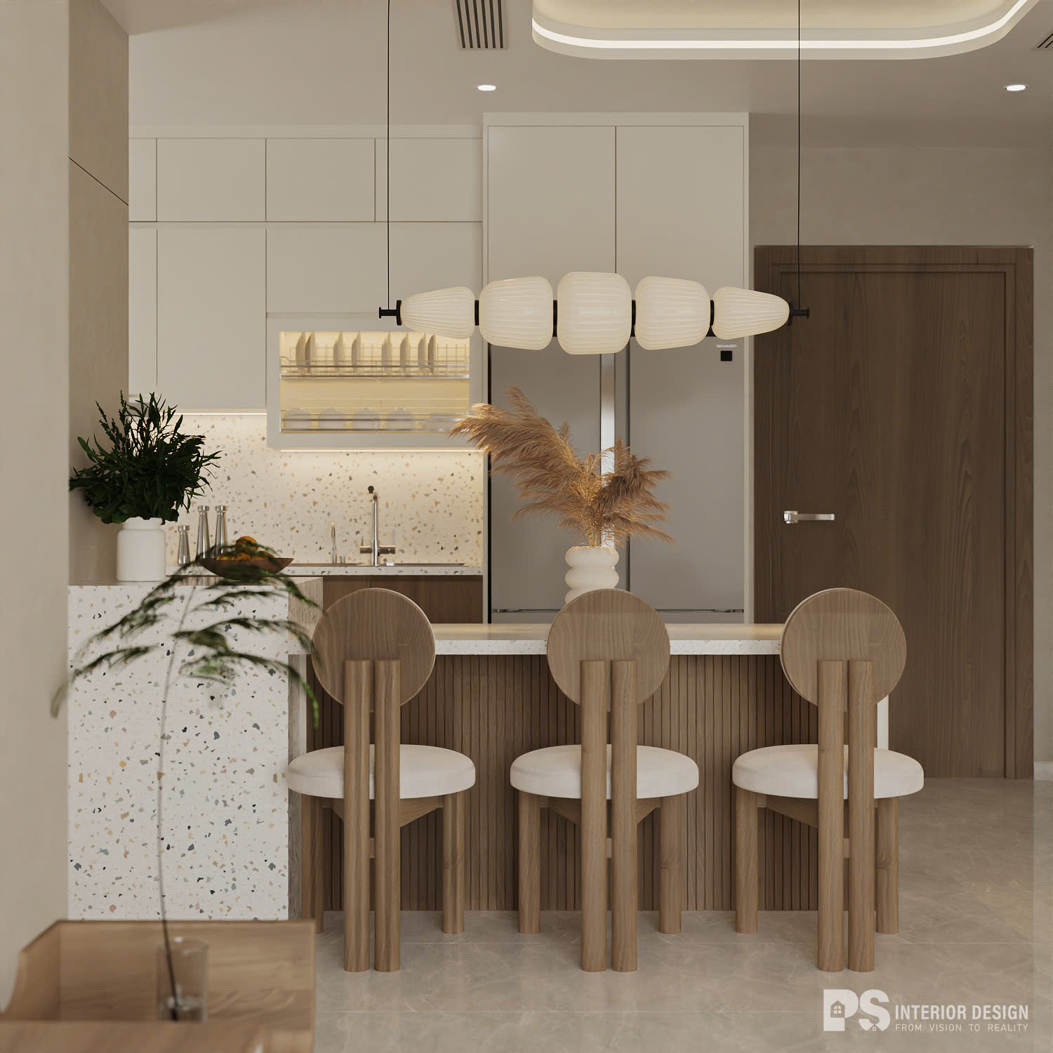 Thiết kế nội thất căn hộ The Privia Wabi Sabi