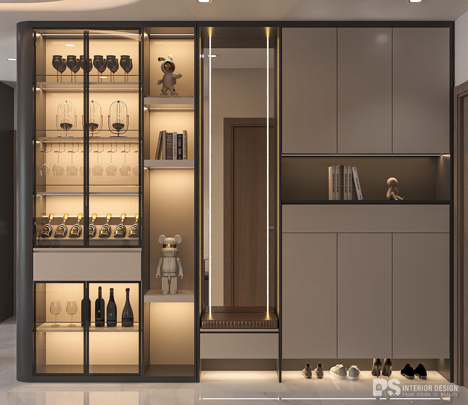 thiết kế nội thất căn hộ the beverly vinhomes 