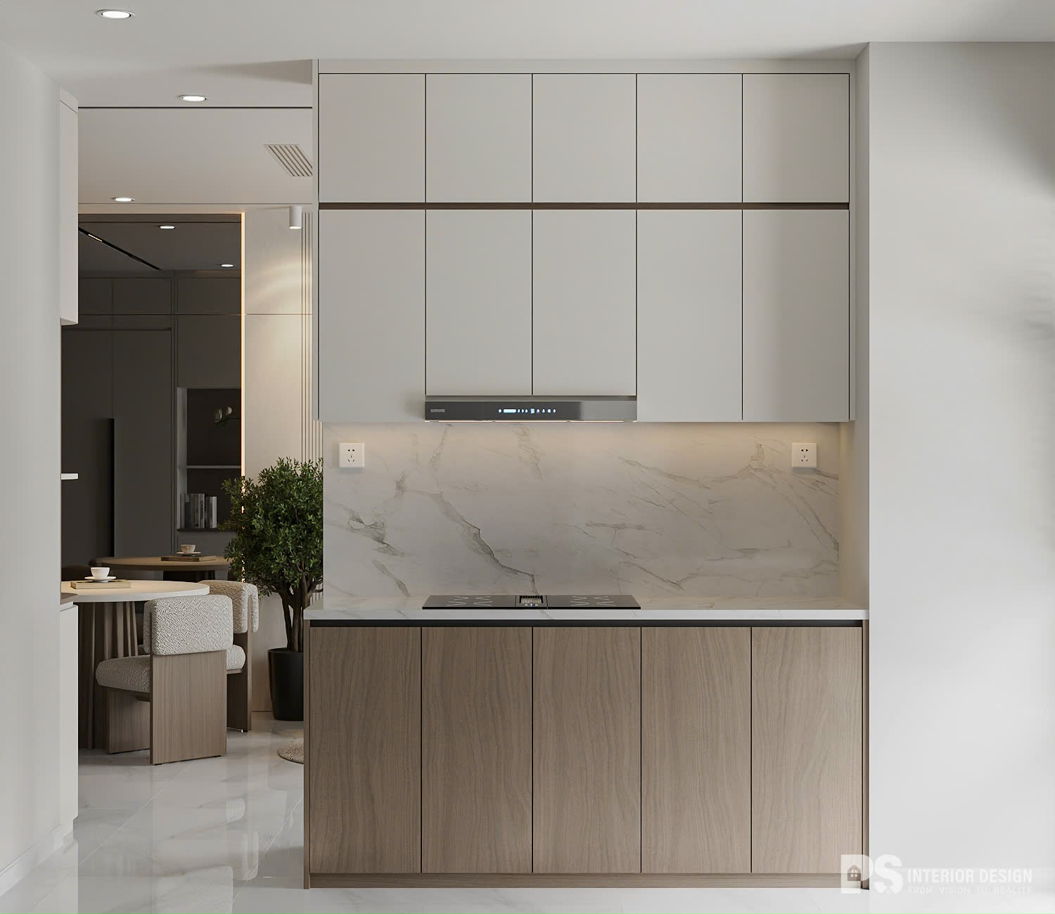 thiết kế nội thất căn hộ The Beverly Vinhomes Grand Park hiện đại