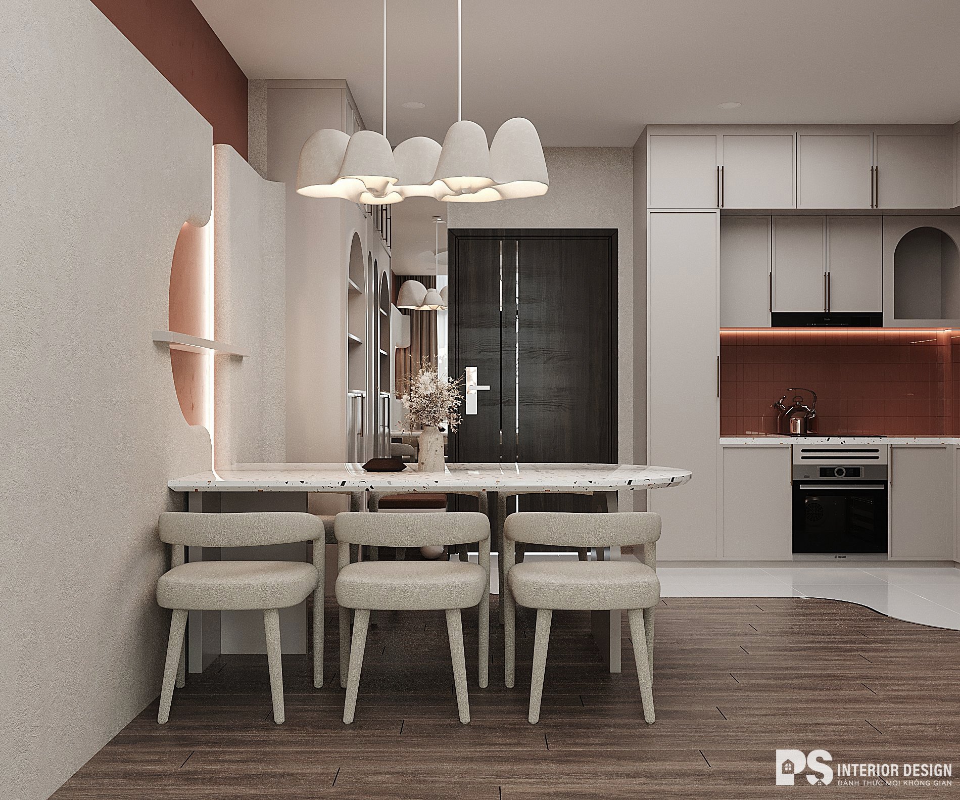 Thiết kế căn hộ Jamila Khang Điền bởi PS Interior Design