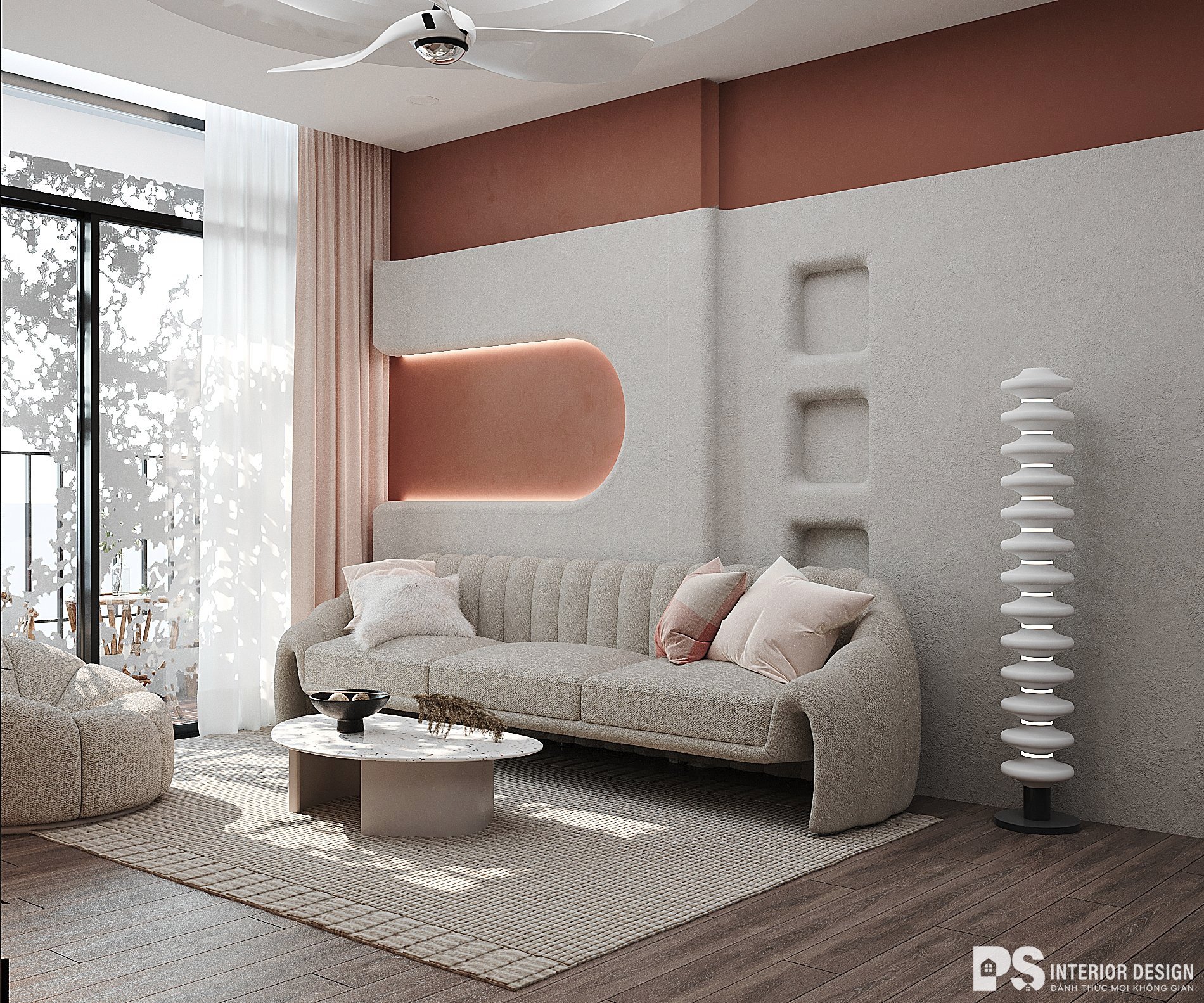 Thiết kế căn hộ Jamila Khang Điền bởi PS Interior Design