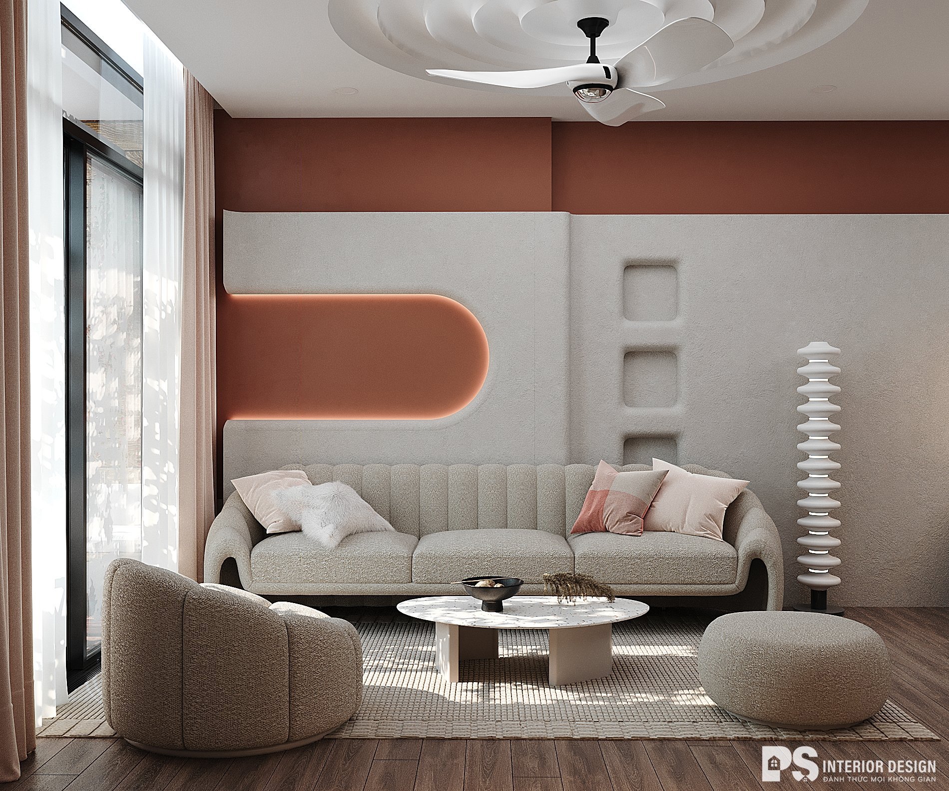 Thiết kế căn hộ Jamila Khang Điền bởi PS Interior Design