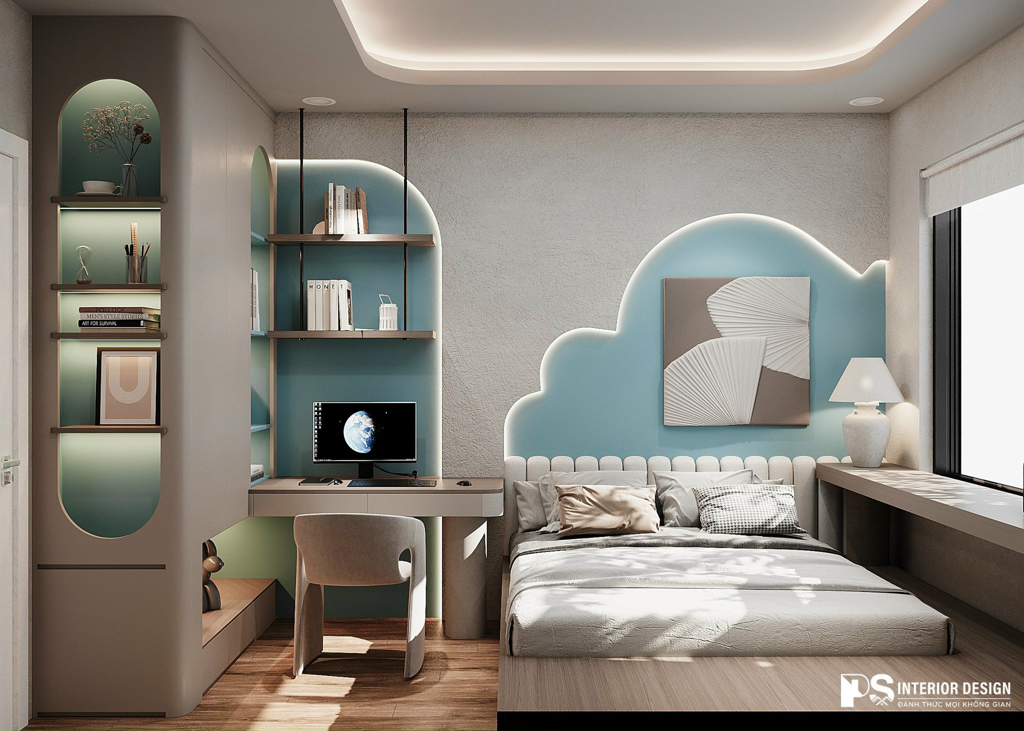 Thiết kế căn hộ Jamila Khang Điền bởi PS Interior Design