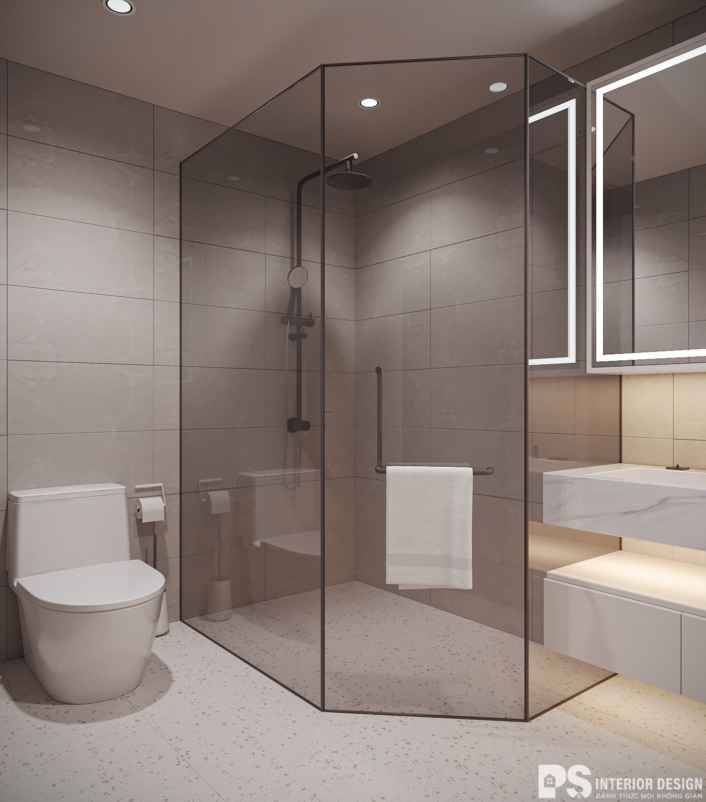 Thiết kế căn hộ Wabi Sabi - PS Interior Design