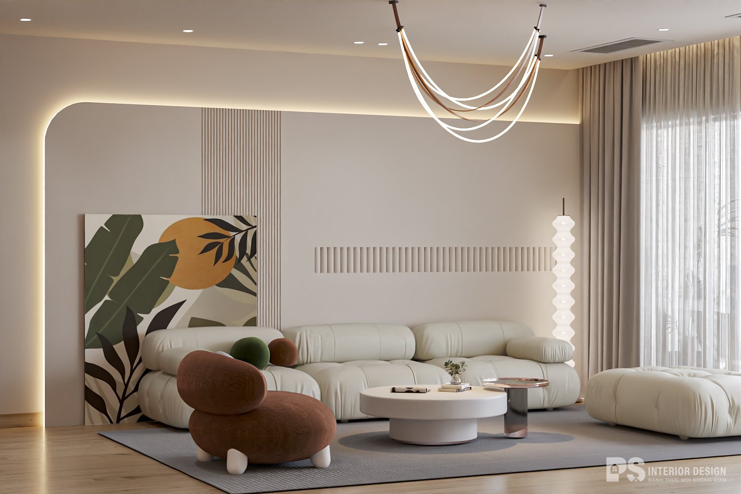 Thiết kế căn hộ Wabi Sabi - PS Interior Design