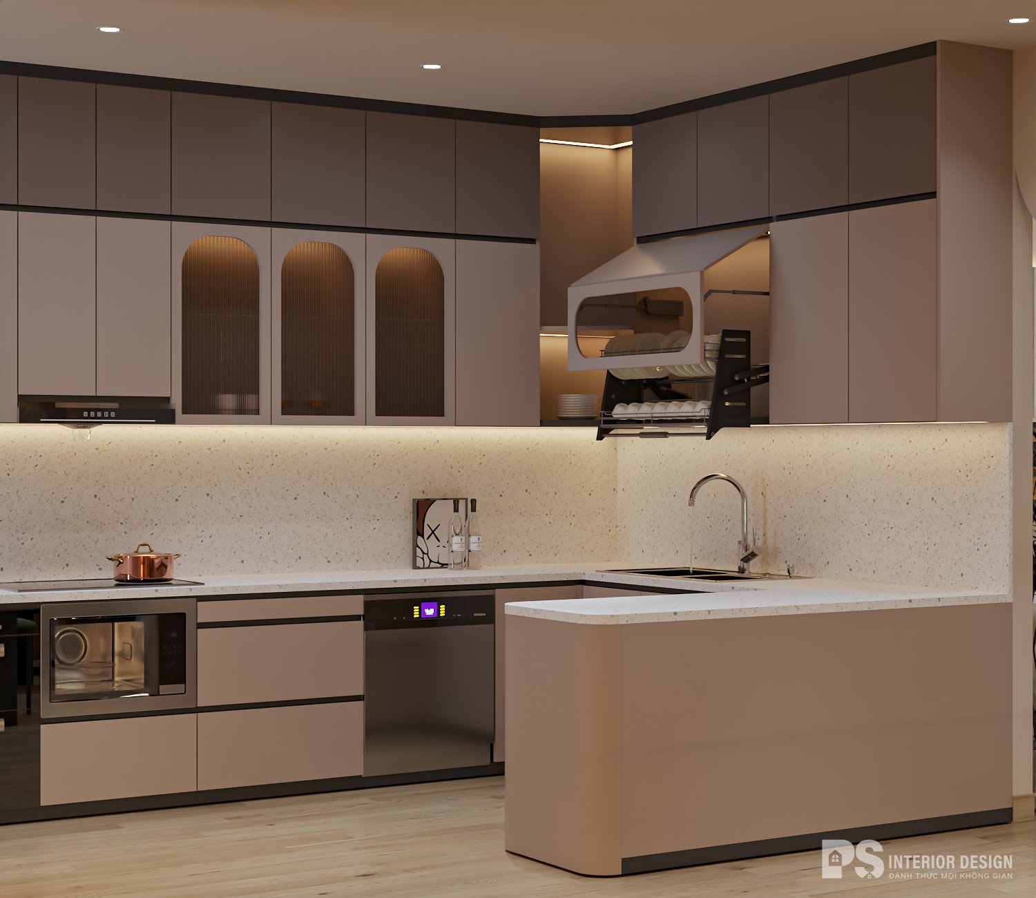 Thiết kế căn hộ Wabi Sabi - PS Interior Design