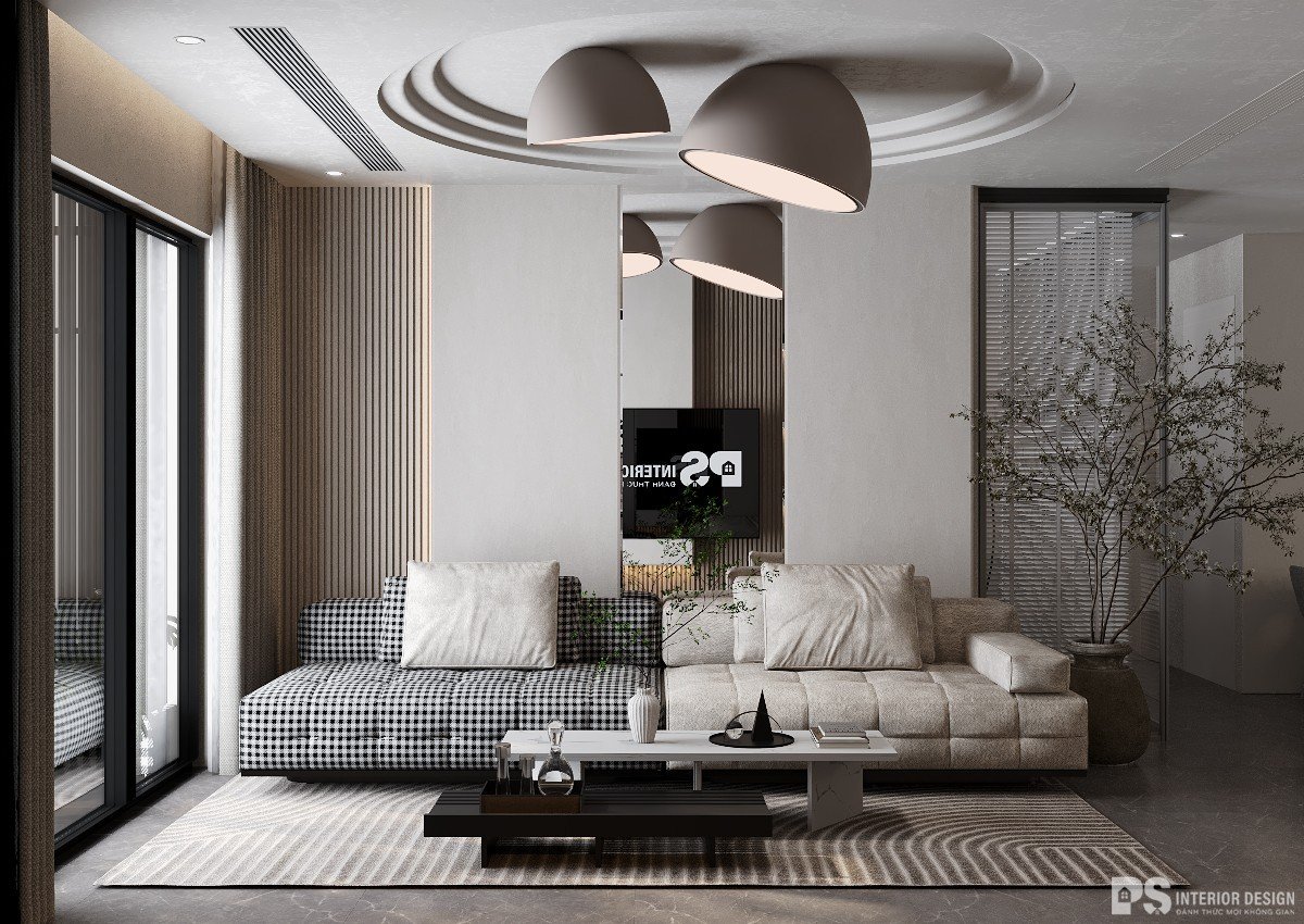 thiết kế nội thất căn hộ Diamond Brilliant 