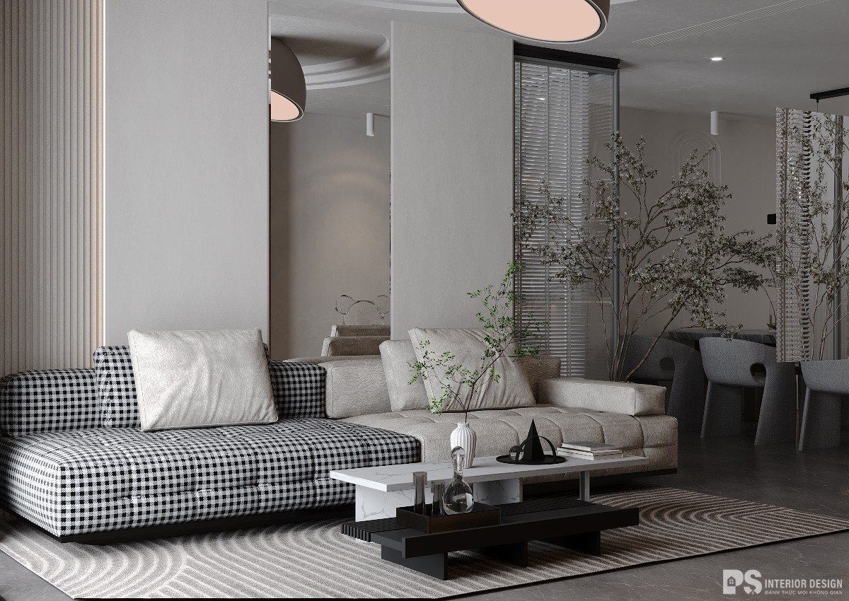 thiết kế nội thất căn hộ Diamond Brilliant hiện đại đẹp