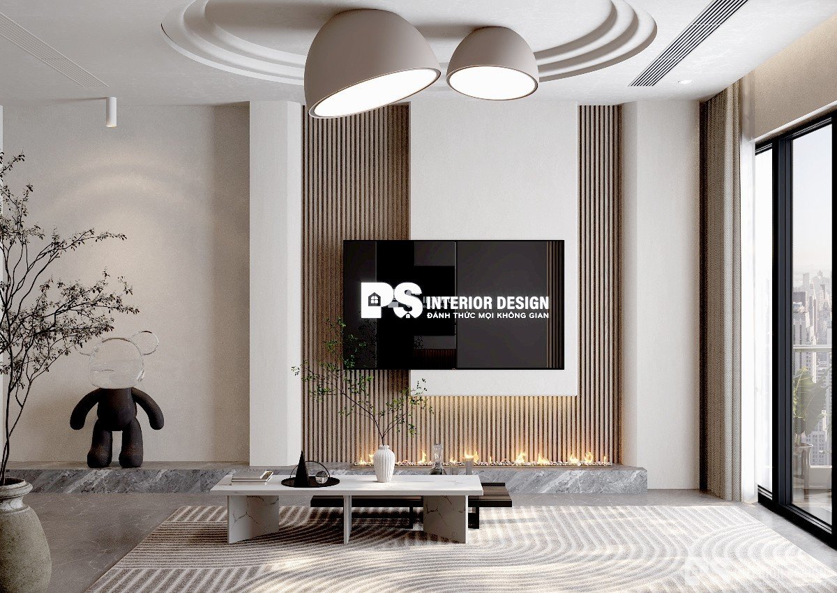 thiết kế nội thất căn hộ Diamond Brilliant đẹp 