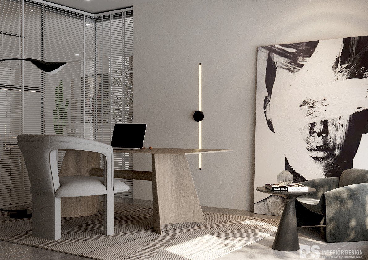 thiết kế nội thất căn hộ Diamond Brilliant tối giản