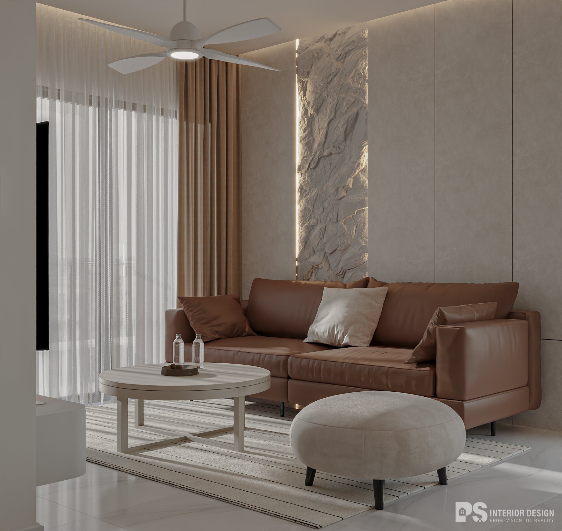 Thiết kế nội thất căn hộ Diamond Alnata Plus đẹp